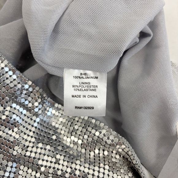 Lovers and Friends Sascha Maxi Skirt in Silver Size XL - Picture 11 of 13